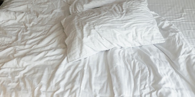 remove chocolate stains from bed sheets